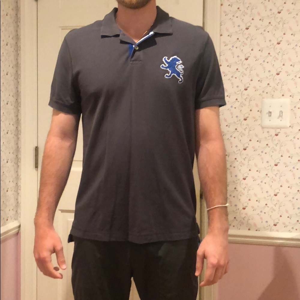 Express Grey and blue men’s polo